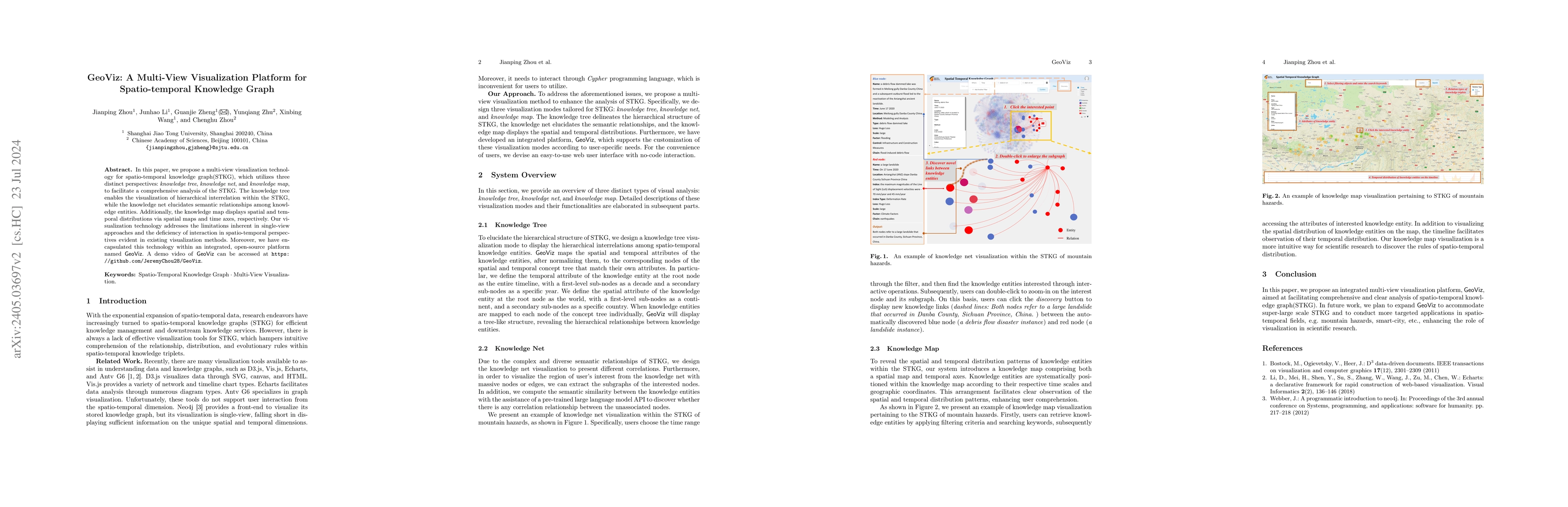 Thumbnail for GeoViz: A Multi-View Visualization Platform for Spatio-temporal
  Knowledge Graph