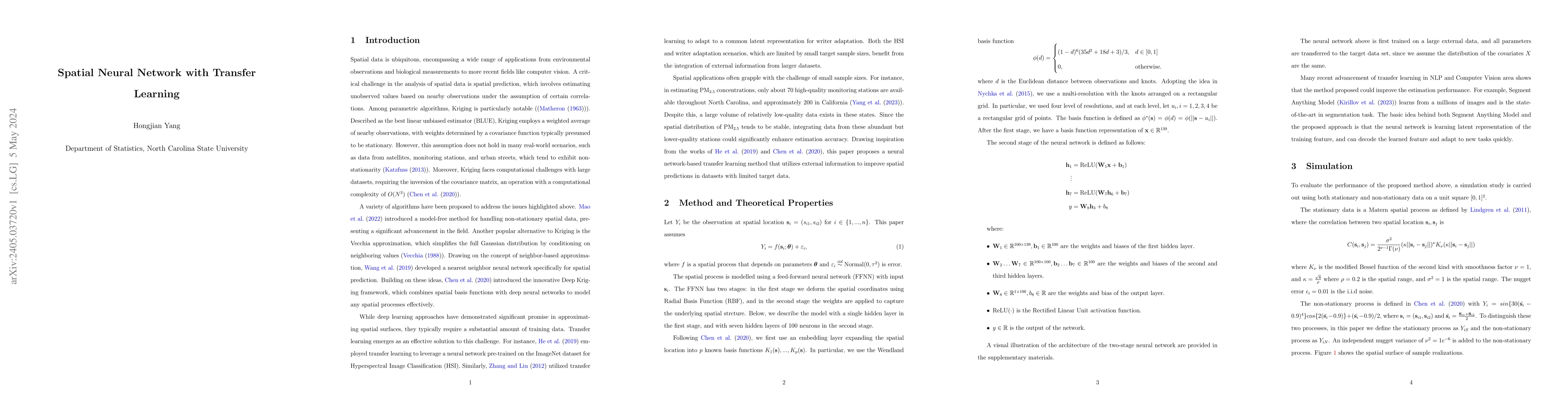 Thumbnail for Spatial Transfer Learning with Simple MLP
