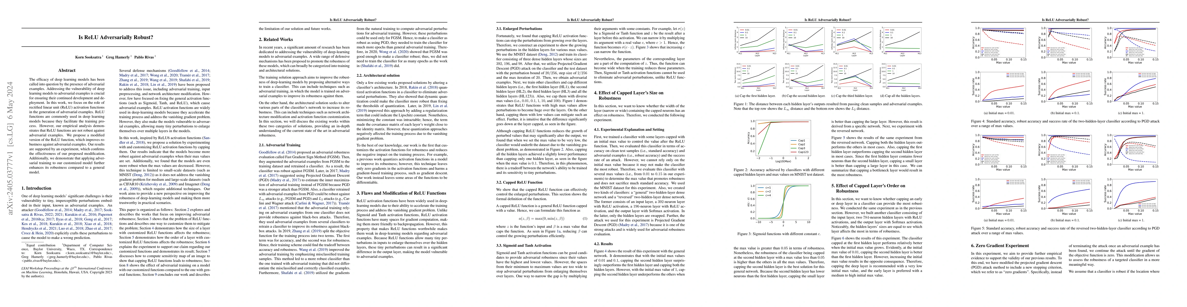 Thumbnail for Is ReLU Adversarially Robust?