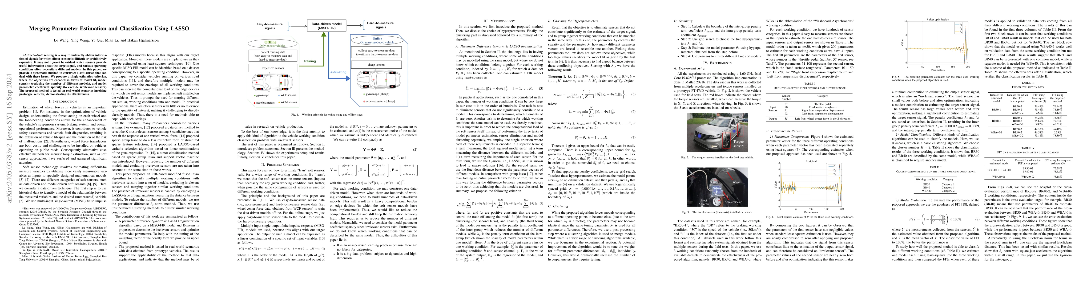 Thumbnail for Merging Parameter Estimation and Classification Using LASSO