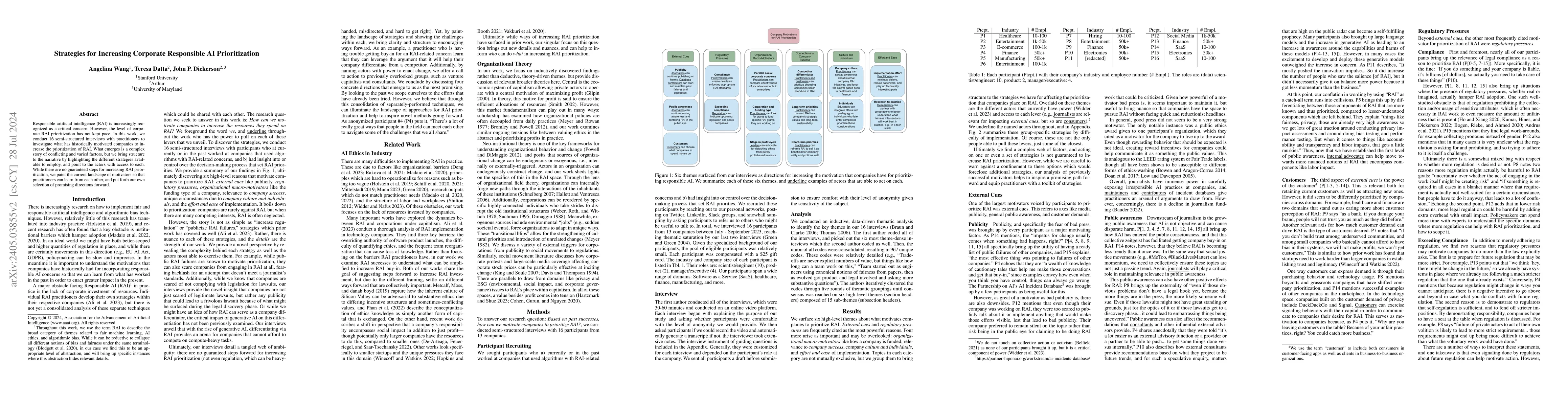 Thumbnail for Strategies for Increasing Corporate Responsible AI Prioritization