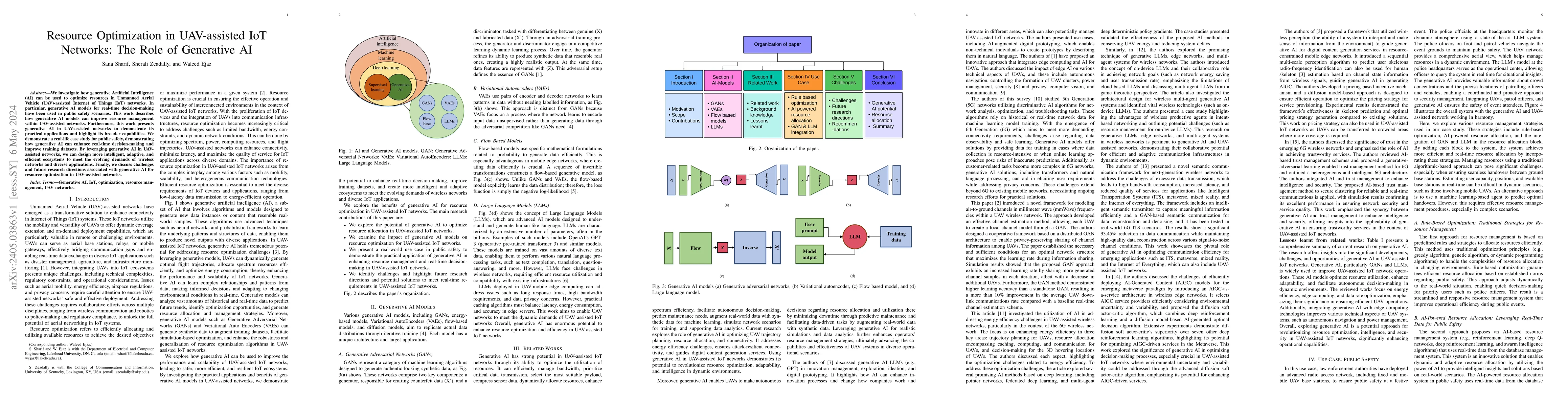 Thumbnail for Resource Optimization in UAV-assisted IoT Networks: The Role of
  Generative AI