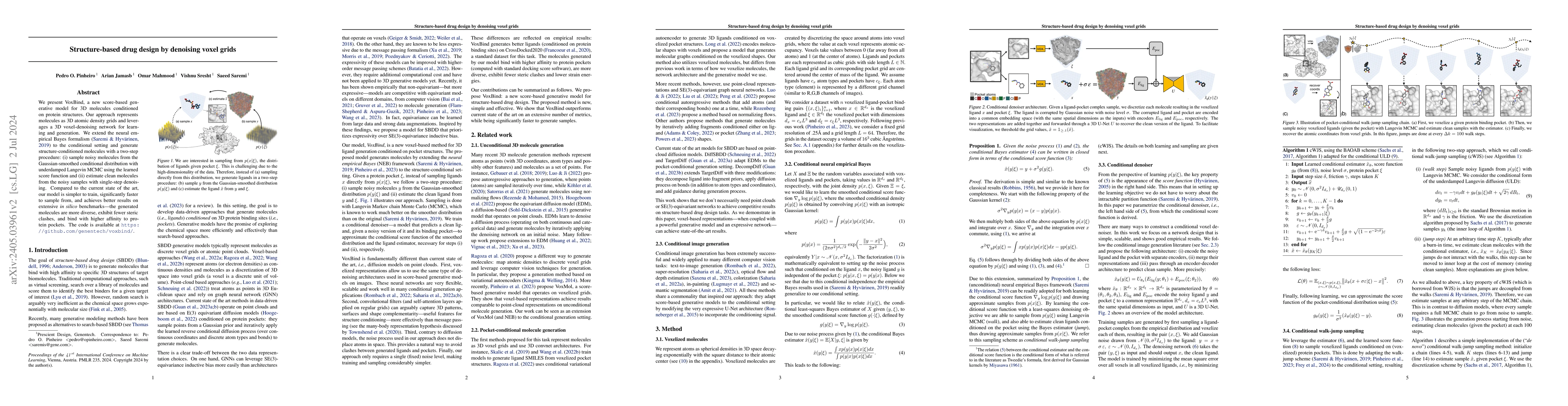 Thumbnail for Structure-based drug design by denoising voxel grids