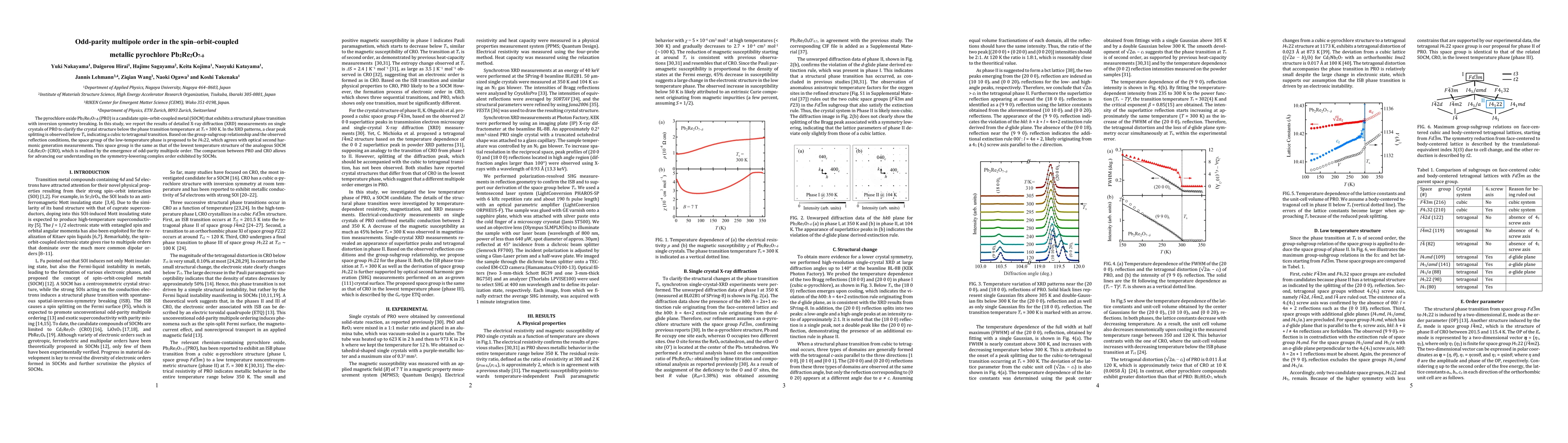 Thumbnail for Odd-parity multipole order in the spin-orbit coupled metallic pyrochlore
  Pb$_2$Re$_2$O$_{7-\delta}$