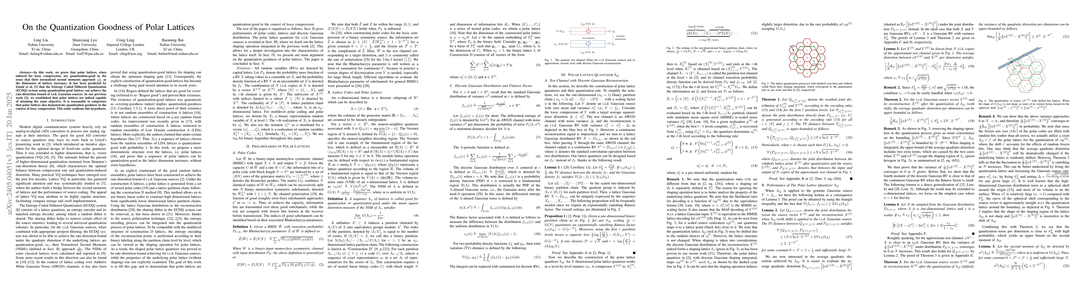 Thumbnail for On the quantization goodness of polar lattices