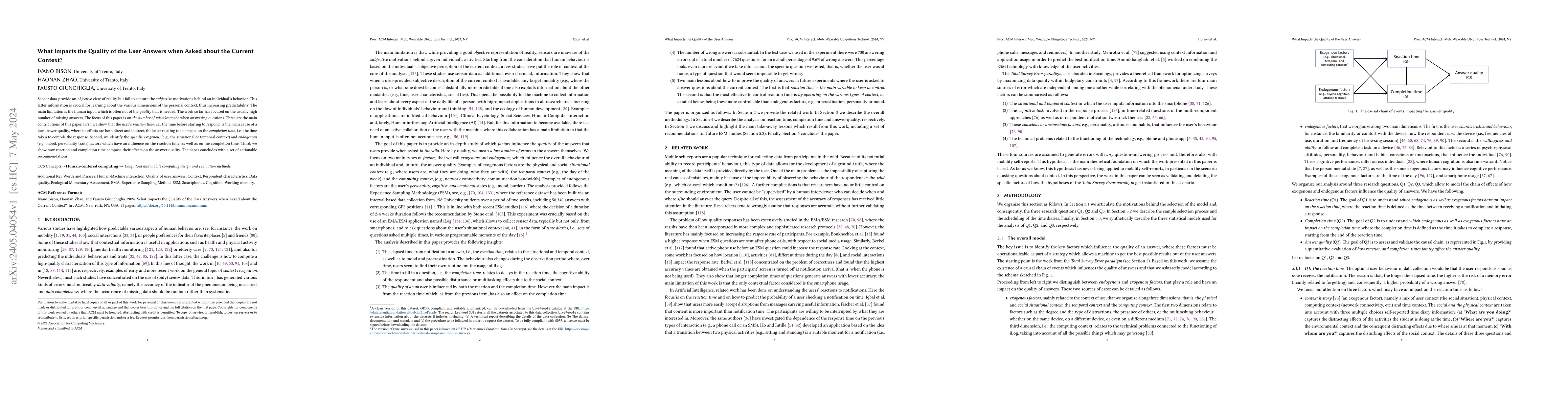 Thumbnail for What Impacts the Quality of the User Answers when Asked about the
  Current Context?