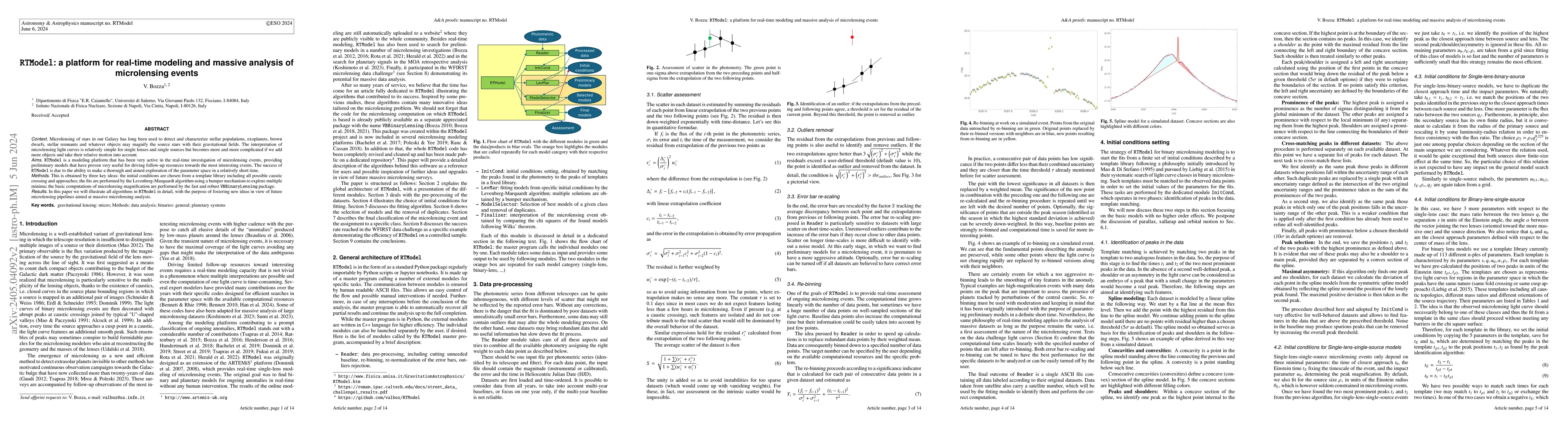 Thumbnail for RTModel: a platform for real-time modeling and massive analysis of
  microlensing events
