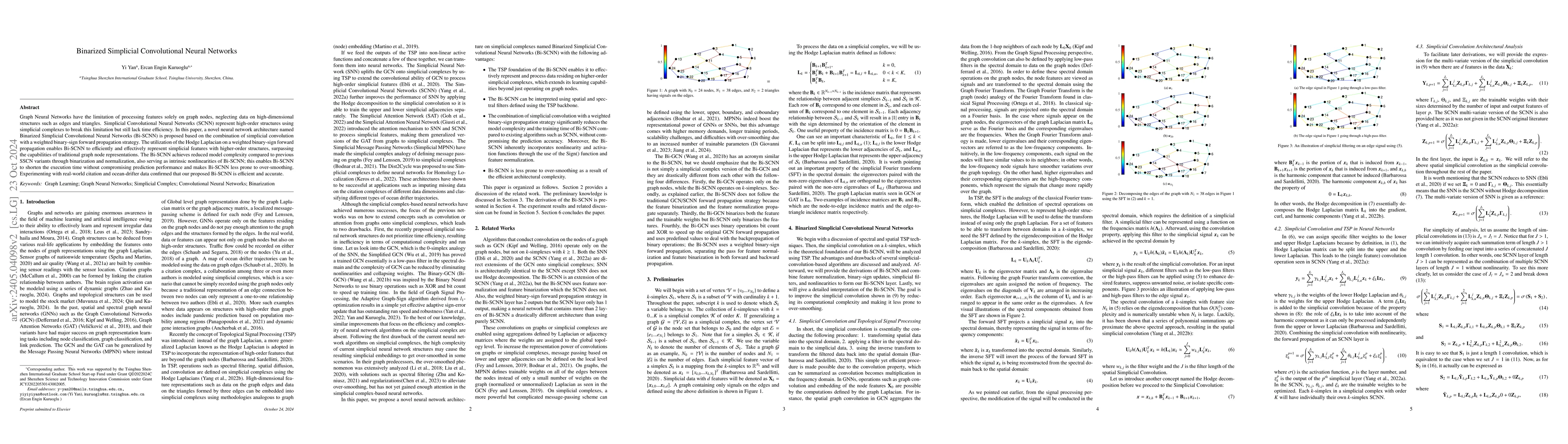 Thumbnail for Binarized Simplicial Convolutional Neural Networks