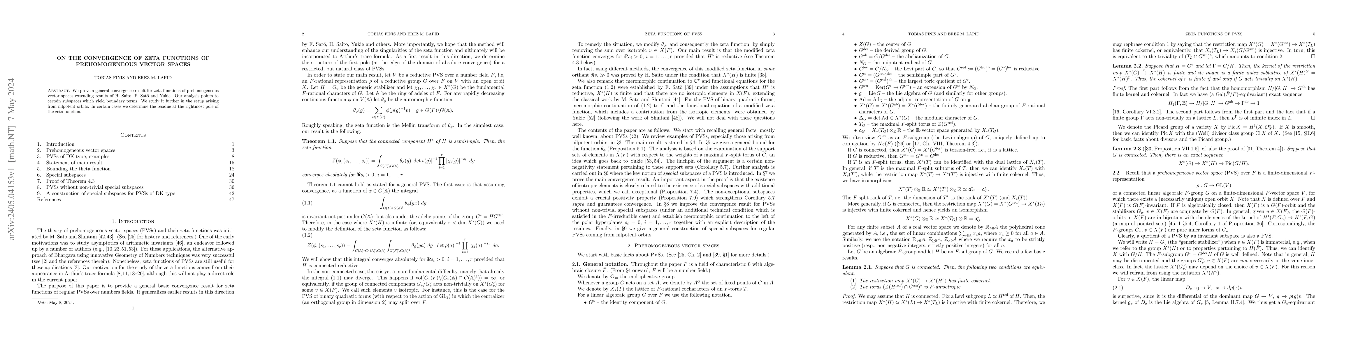 Thumbnail for On the convergence of zeta functions of prehomogeneous vector spaces