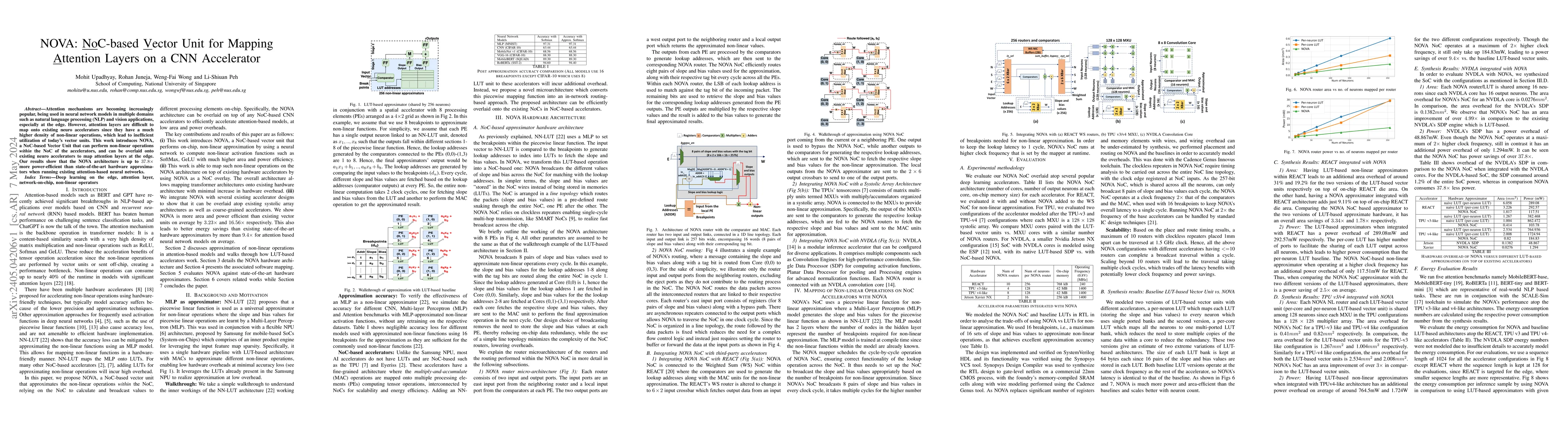Thumbnail for NOVA: NoC-based Vector Unit for Mapping Attention Layers on a CNN
  Accelerator