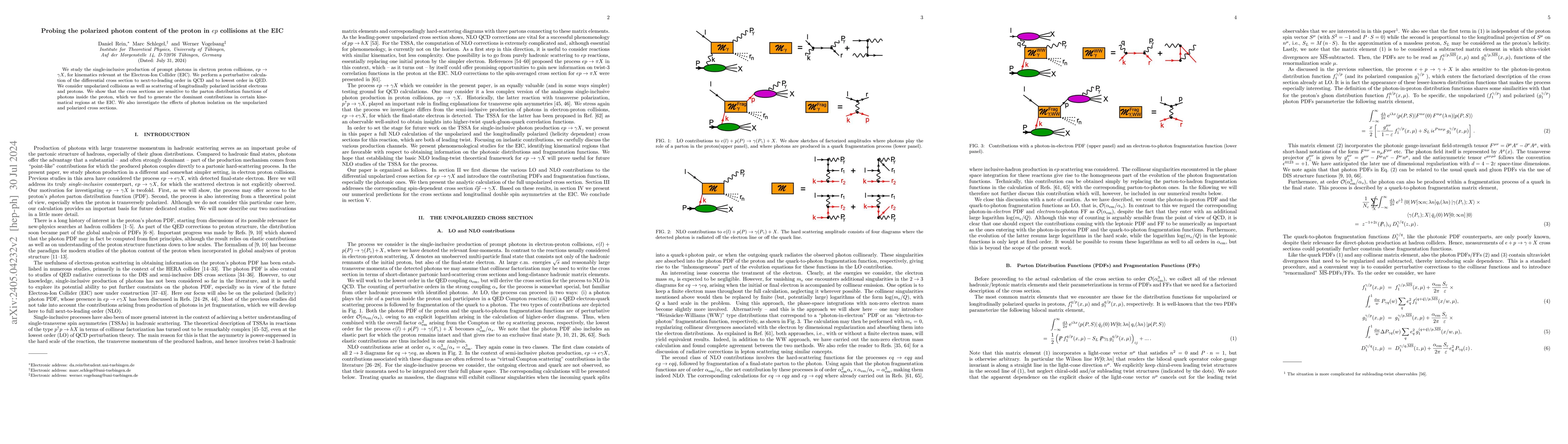 Thumbnail for Probing the polarized photon content of the proton in $ep$ collisions at
  the EIC