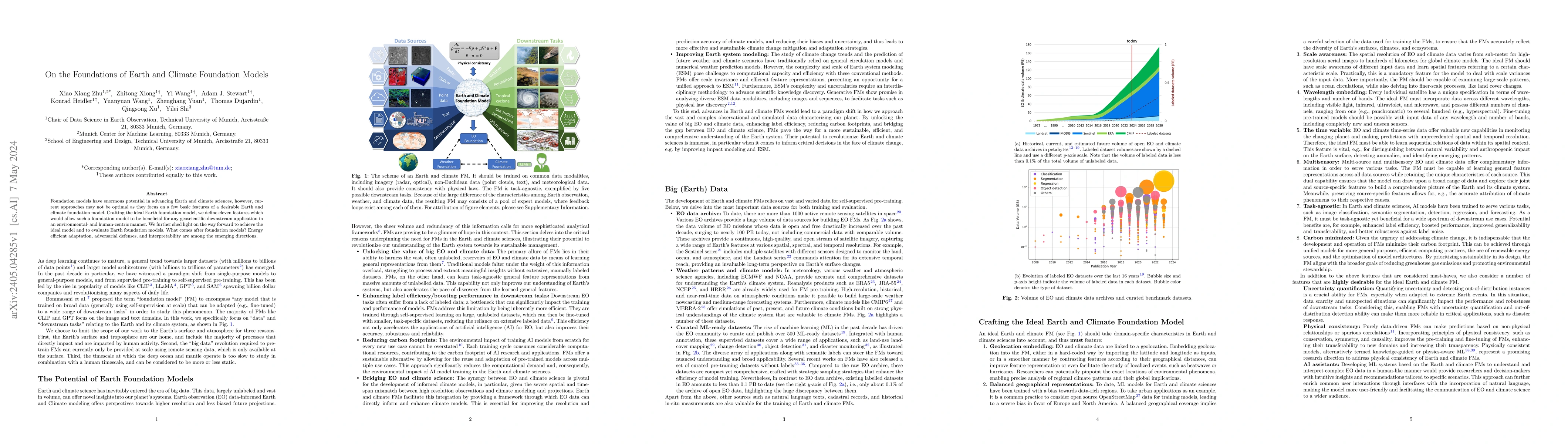Thumbnail for On the Foundations of Earth and Climate Foundation Models