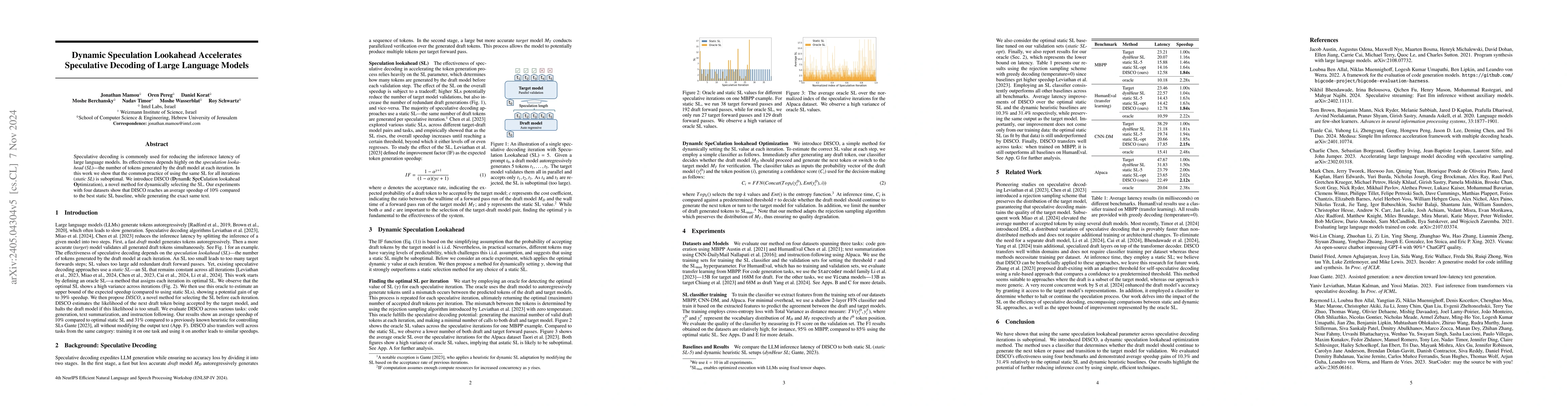 Thumbnail for Dynamic Speculation Lookahead Accelerates Speculative Decoding of Large
  Language Models