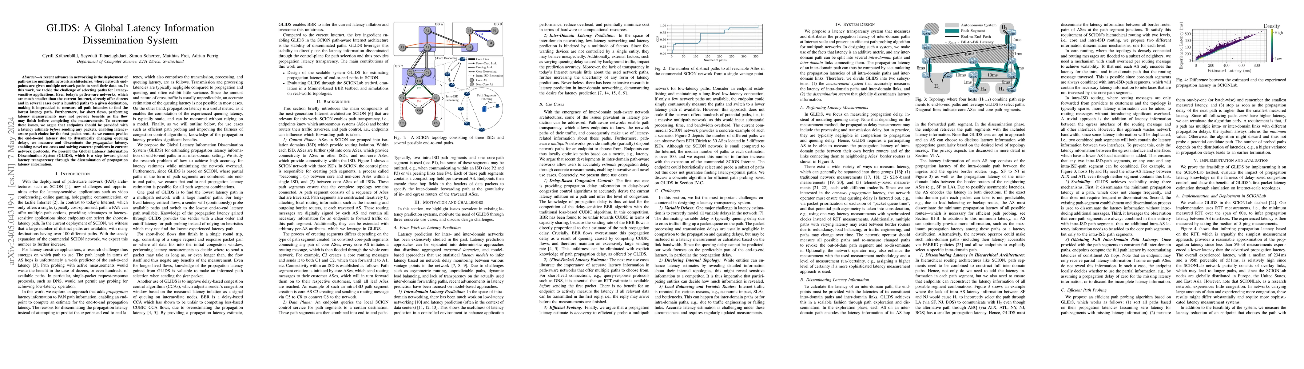 Thumbnail for GLIDS: A Global Latency Information Dissemination System