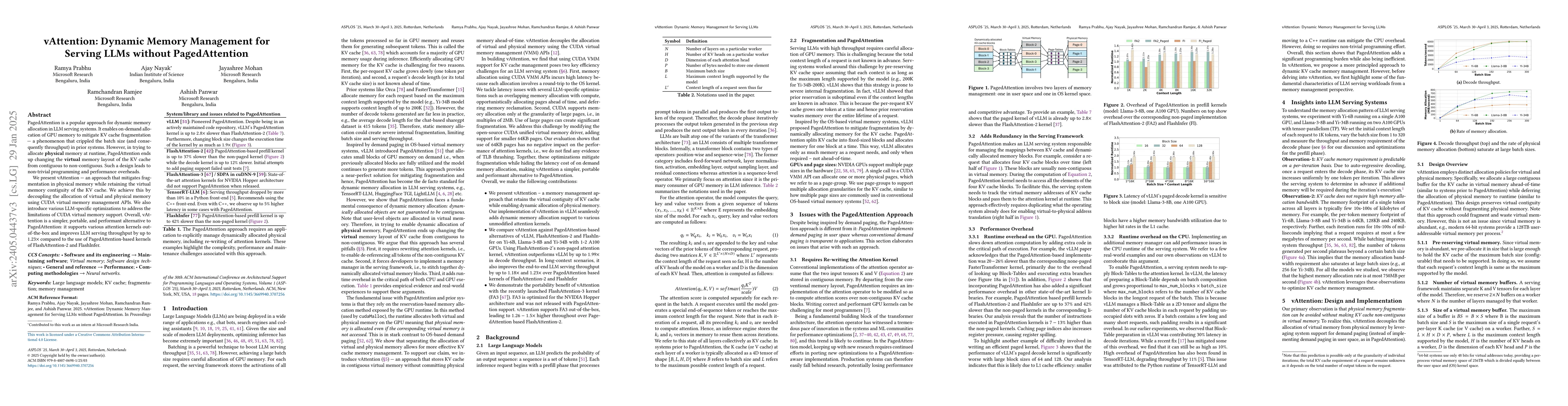 Thumbnail for vAttention: Dynamic Memory Management for Serving LLMs without
  PagedAttention