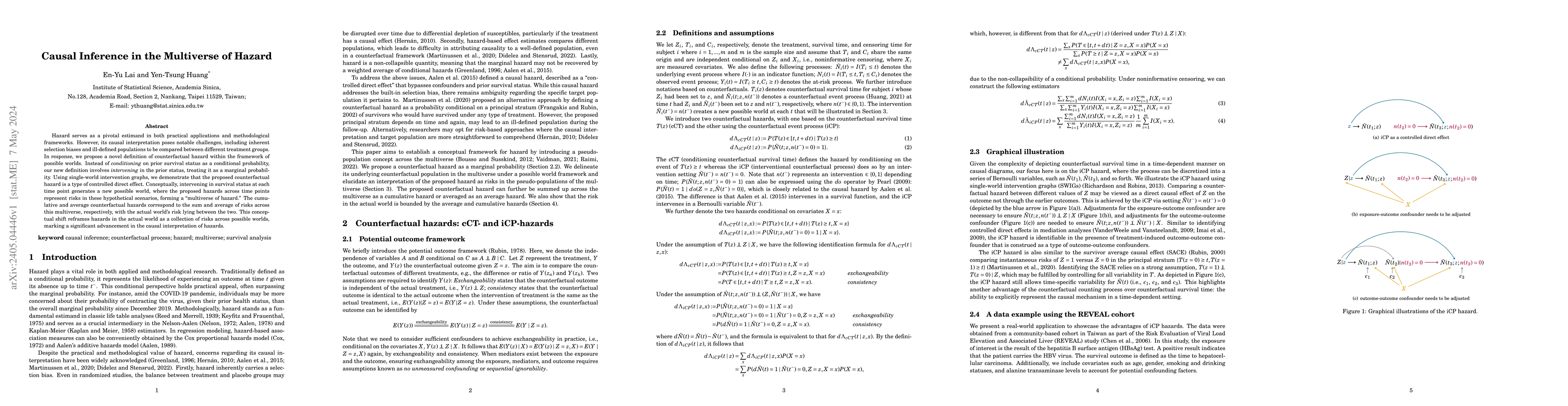 Thumbnail for Causal Inference in the Multiverse of Hazard