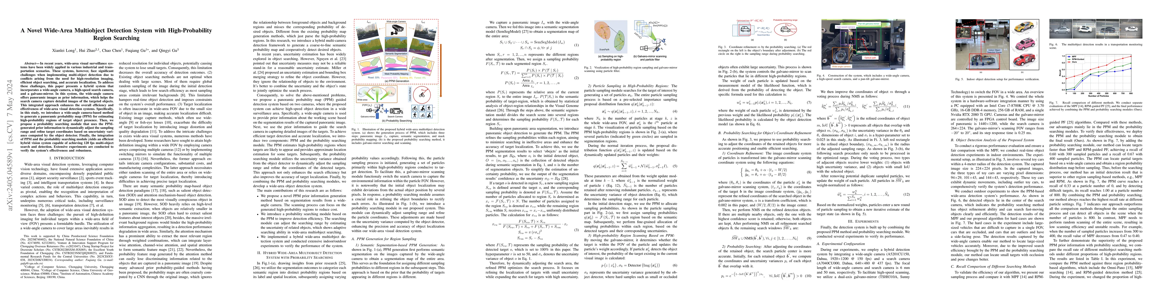 Thumbnail for A Novel Wide-Area Multiobject Detection System with High-Probability
  Region Searching