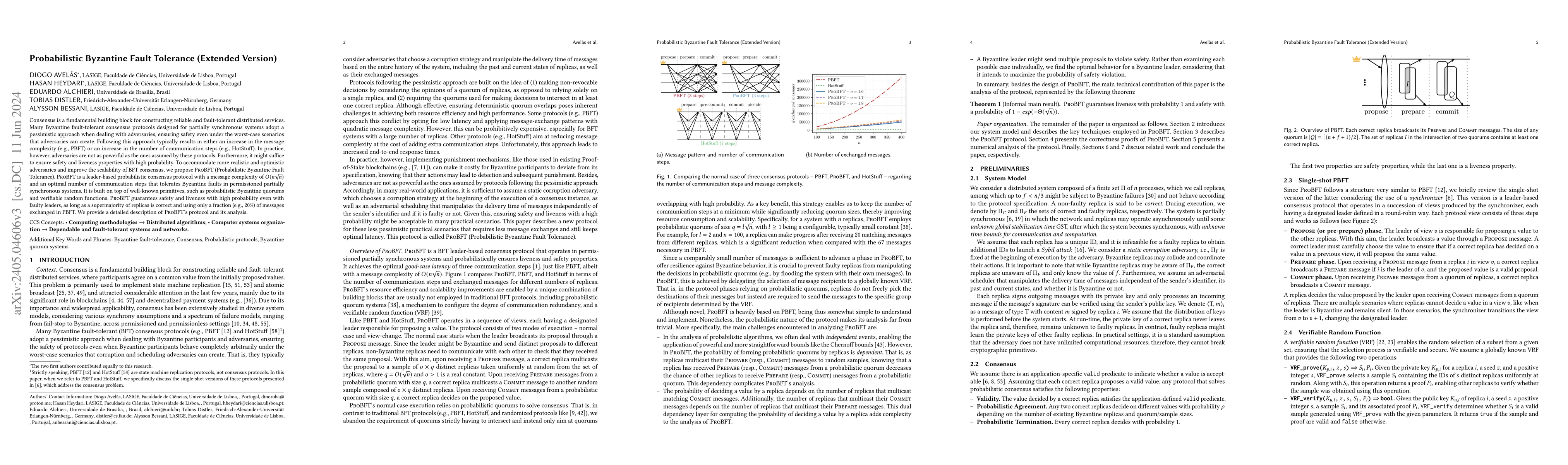 Thumbnail for Probabilistic Byzantine Fault Tolerance (Extended Version)