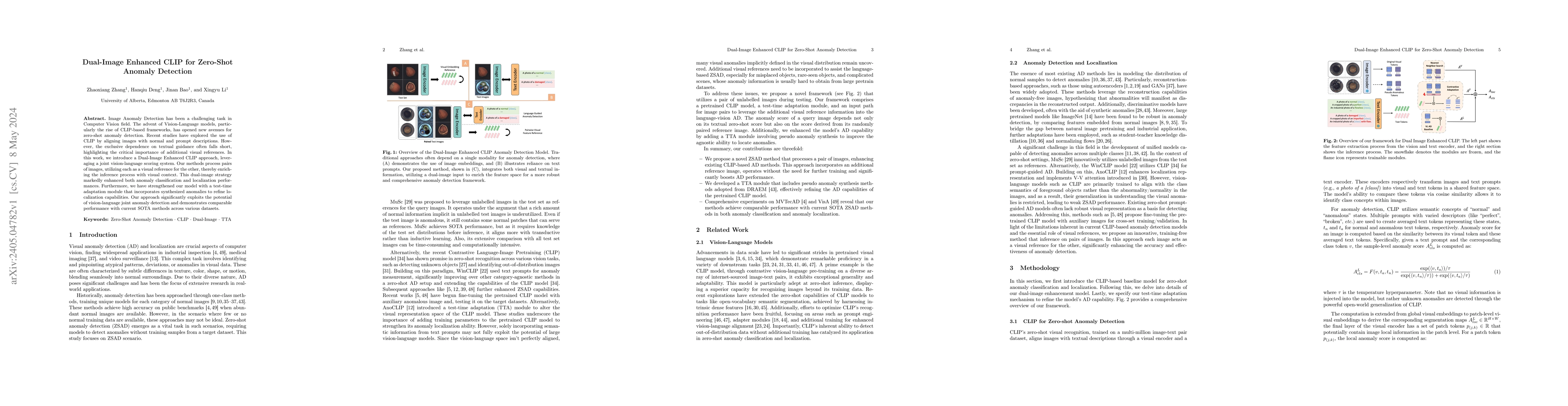 Thumbnail for Dual-Image Enhanced CLIP for Zero-Shot Anomaly Detection