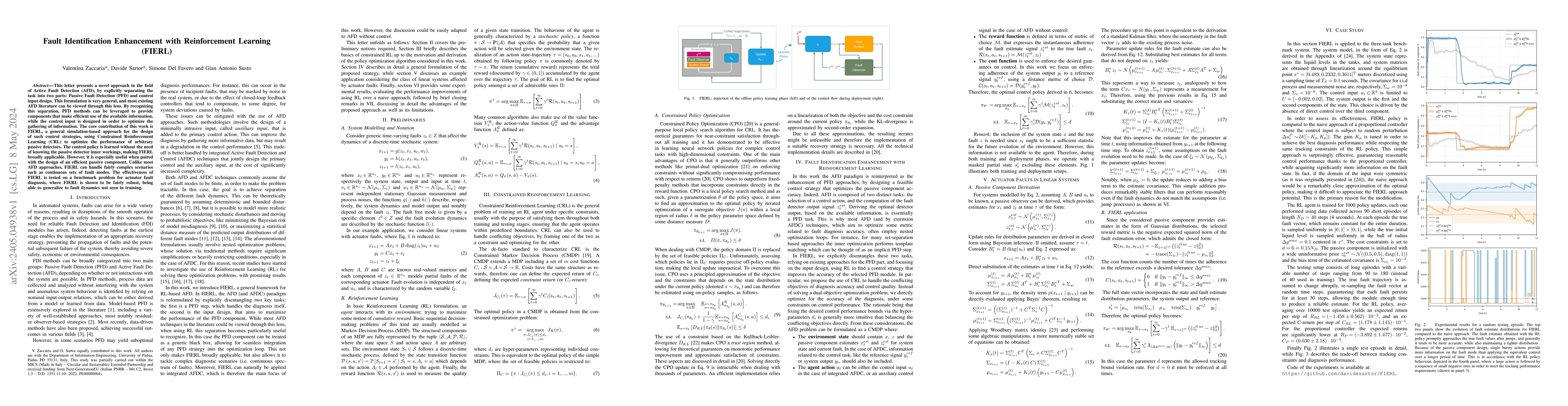 Thumbnail for Fault Identification Enhancement with Reinforcement Learning (FIERL)