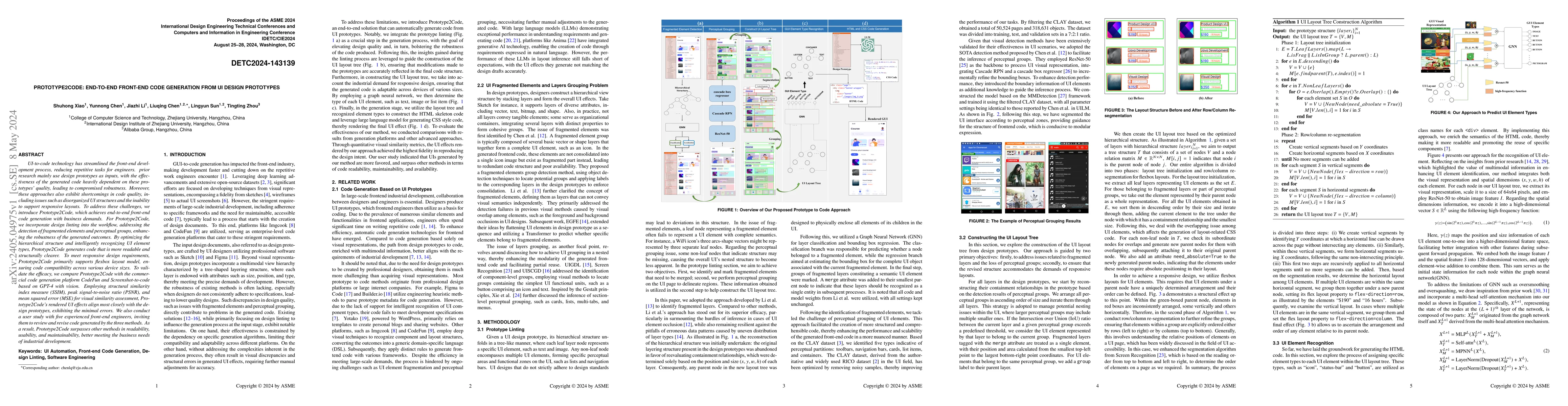 Thumbnail for Prototype2Code: End-to-end Front-end Code Generation from UI Design
  Prototypes