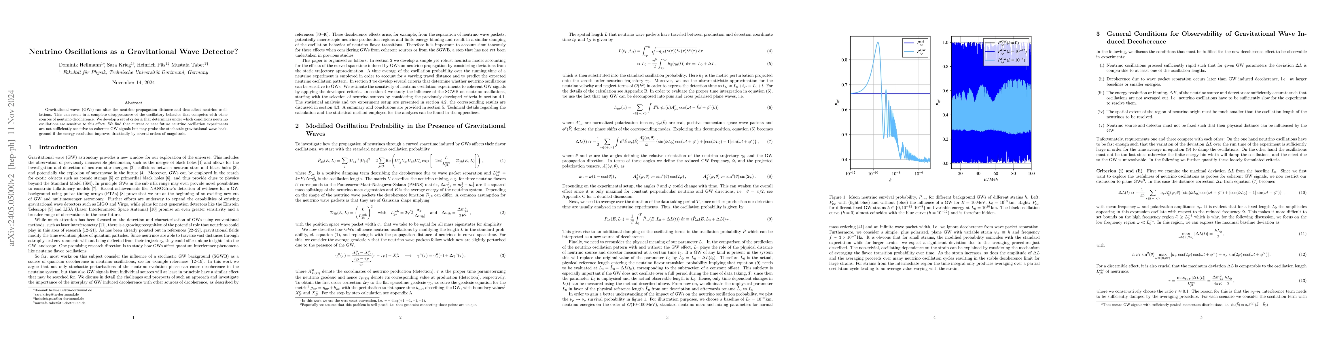Thumbnail for Neutrino Oscillations as a Gravitational Wave Detector?