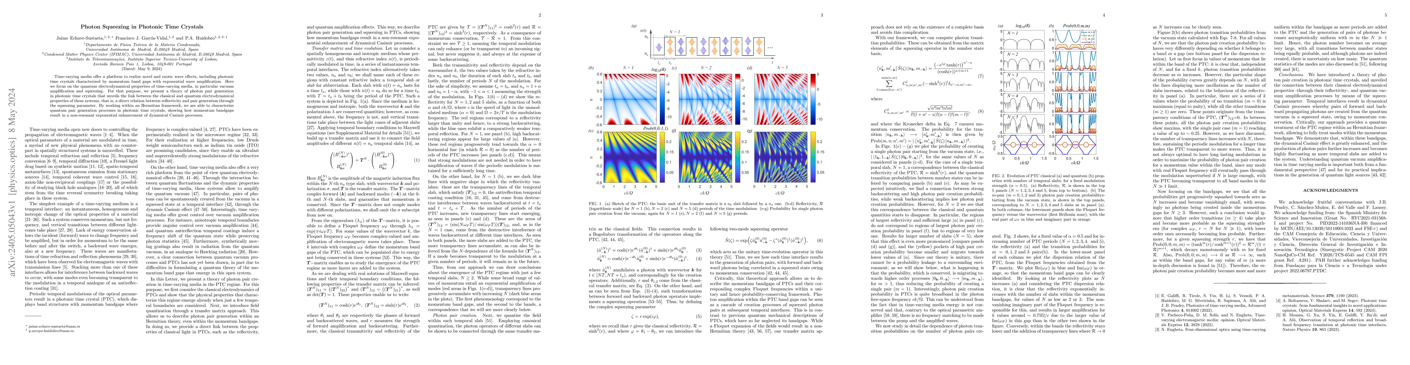 Thumbnail for Photon Squeezing in Photonic Time Crystals