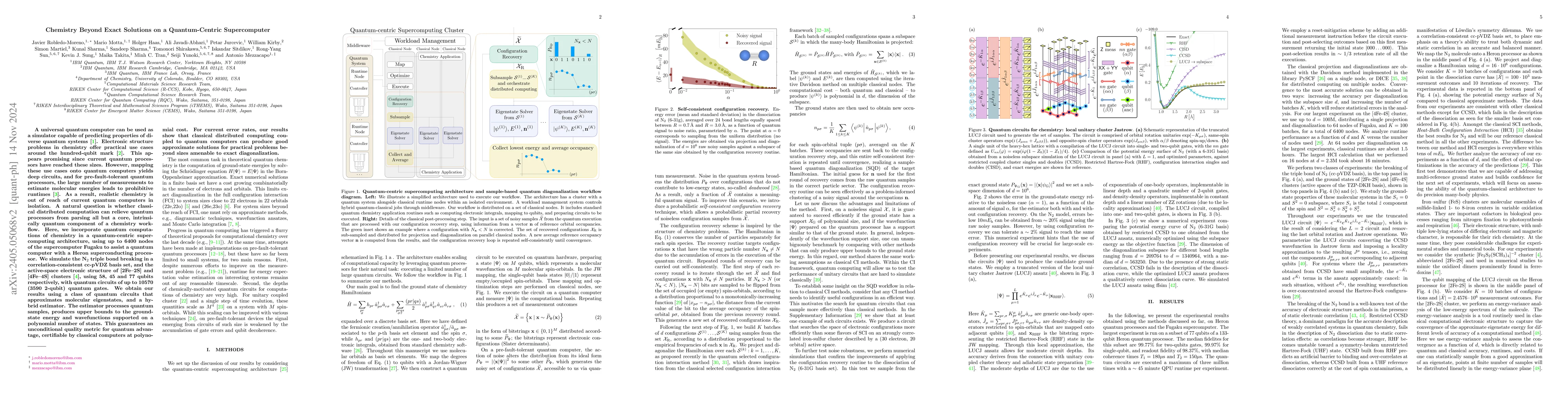 Thumbnail for Chemistry Beyond Exact Solutions on a Quantum-Centric Supercomputer