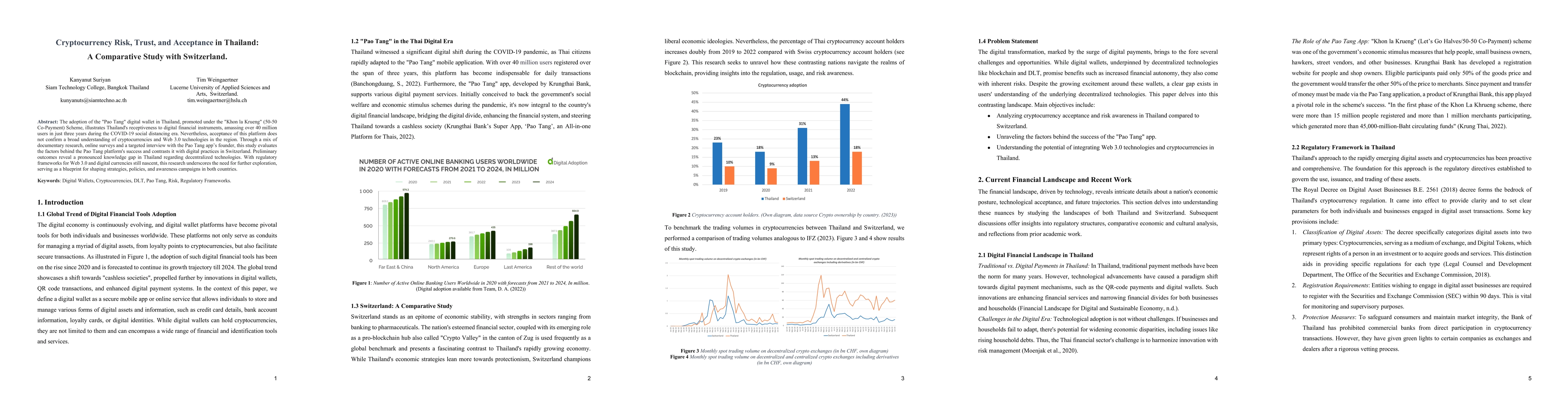 Thumbnail for Cryptocurrency Risk, Trust, and Acceptance in Thailand: A Comparative
  Study with Switzerland