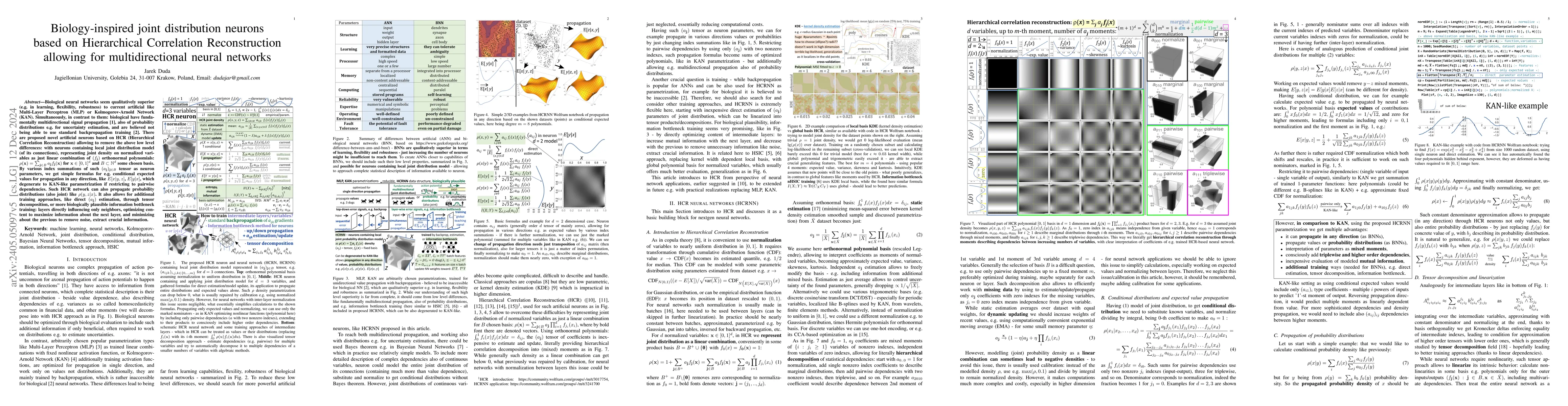 Thumbnail for Biology-inspired joint distribution neurons based on Hierarchical
  Correlation Reconstruction allowing for multidirectional neural networks