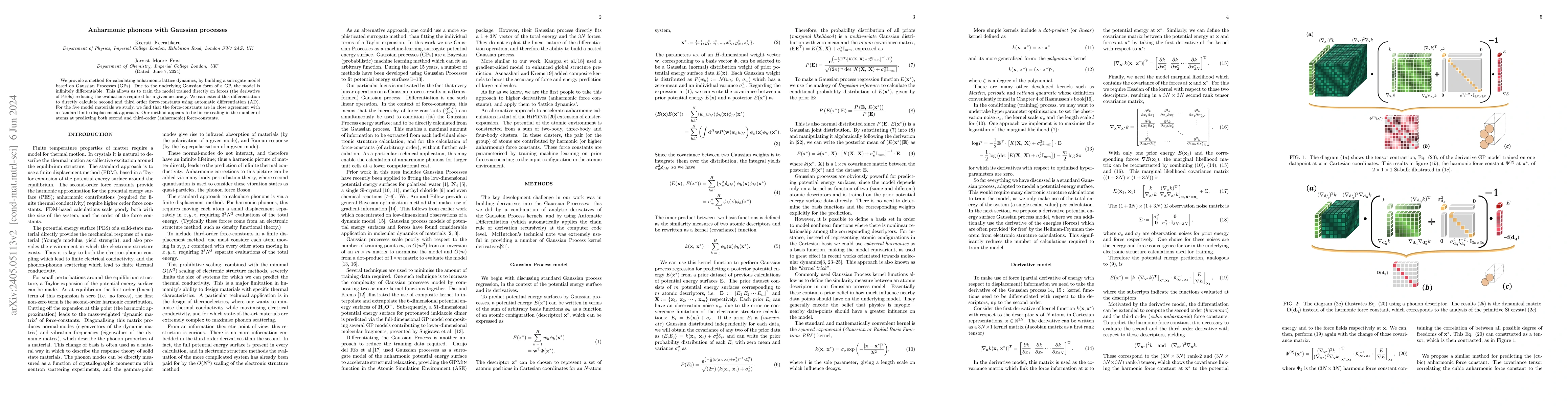 Thumbnail for Anharmonic phonons with Gaussian processes