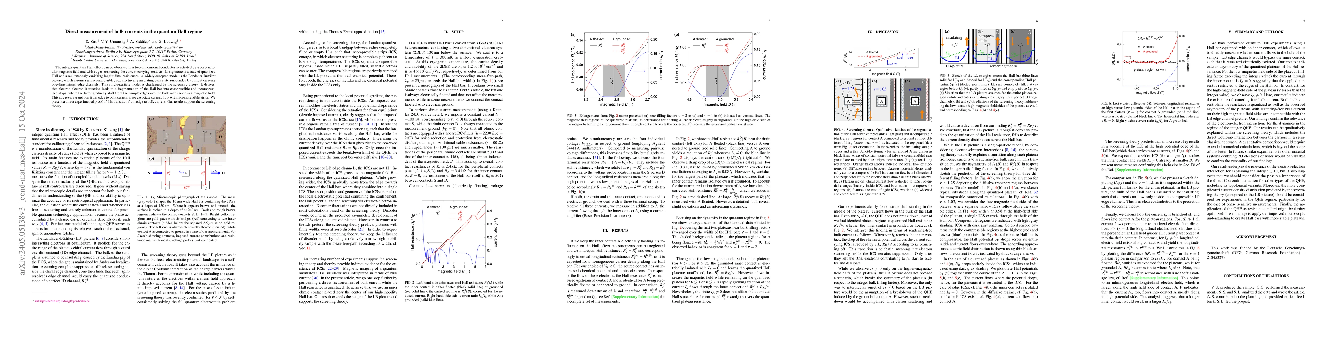 Thumbnail for Direct measurement of bulk currents in the quantized Hall regime