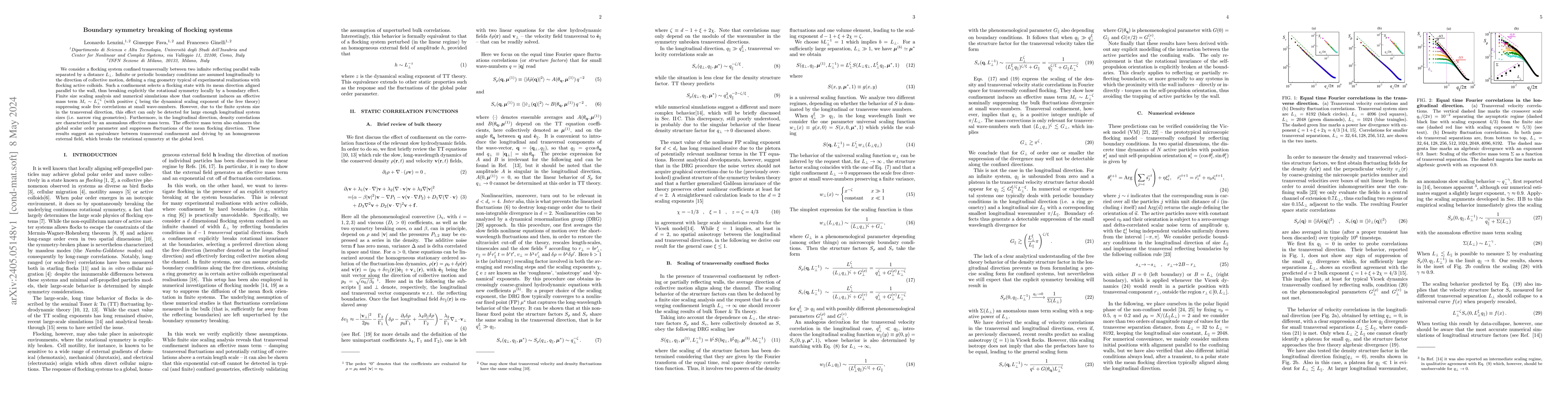 Thumbnail for Boundary symmetry breaking of flocking systems