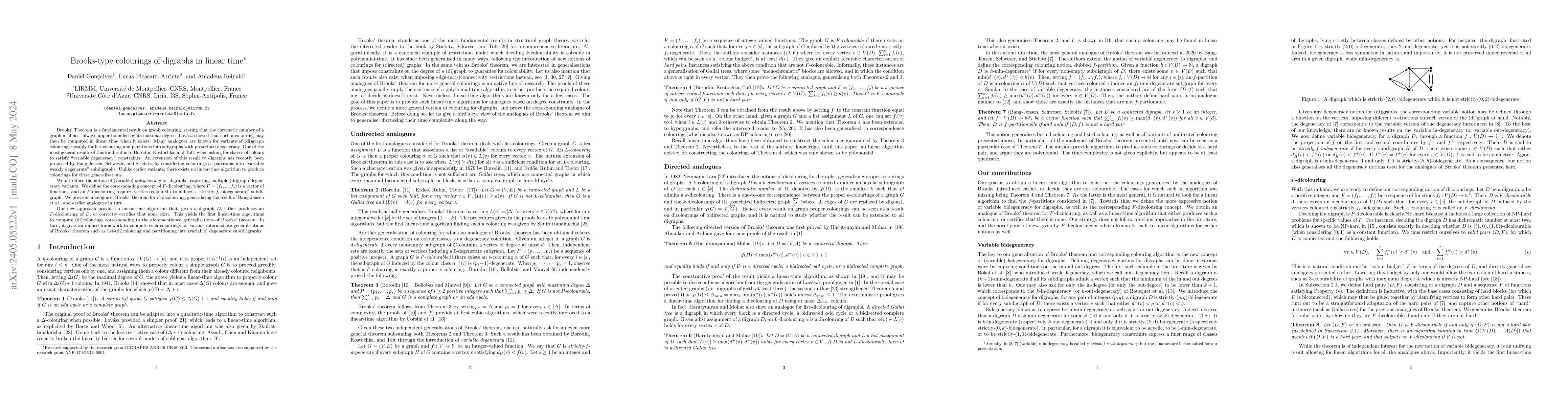 Thumbnail for Brooks-type colourings of digraphs in linear time