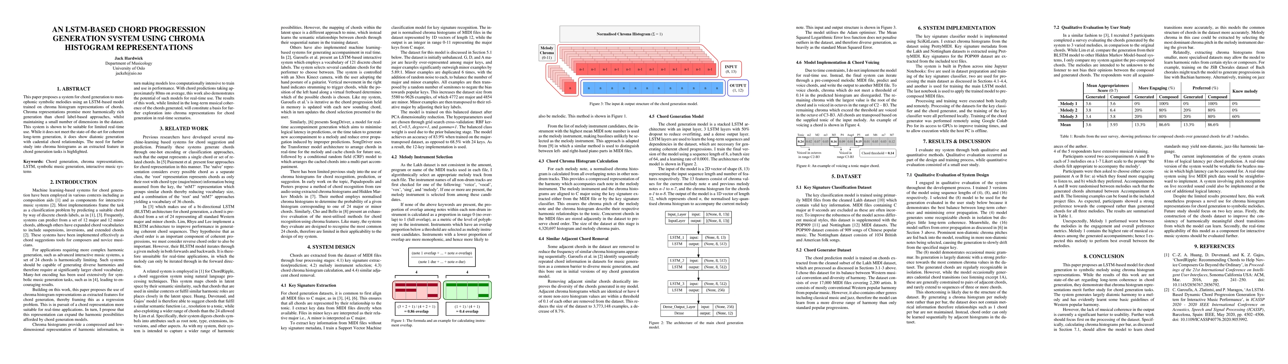 Thumbnail for An LSTM-Based Chord Generation System Using Chroma Histogram
  Representations