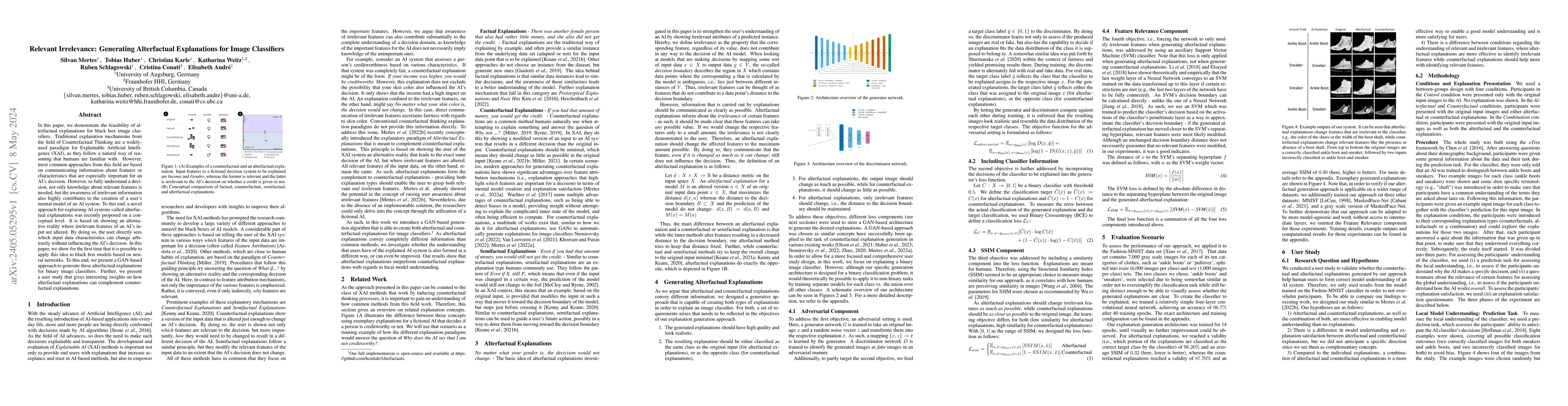 Thumbnail for Relevant Irrelevance: Generating Alterfactual Explanations for Image
  Classifiers