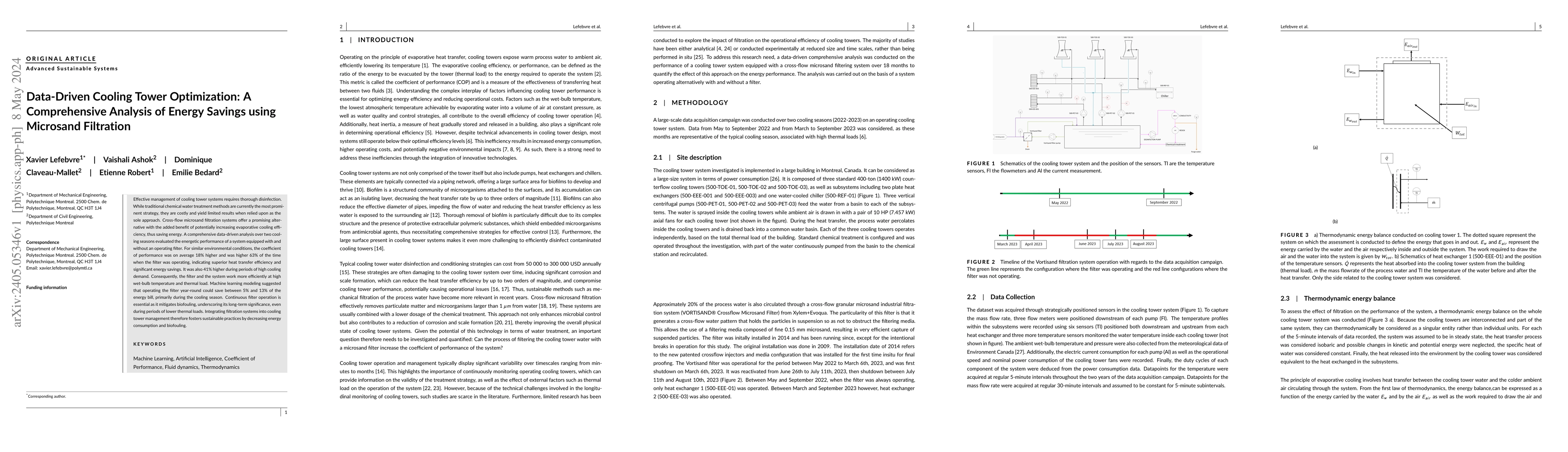 Thumbnail for Data-Driven Cooling Tower Optimization: A Comprehensive Analysis of
  Energy Savings using Microsand Filtration