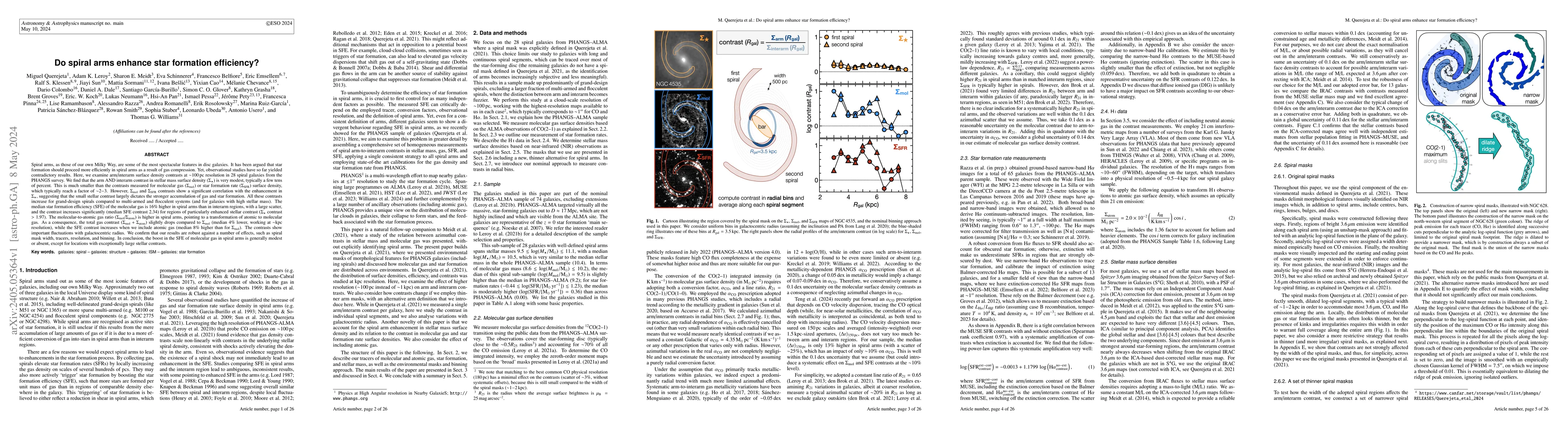 Thumbnail for Do spiral arms enhance star formation efficiency?