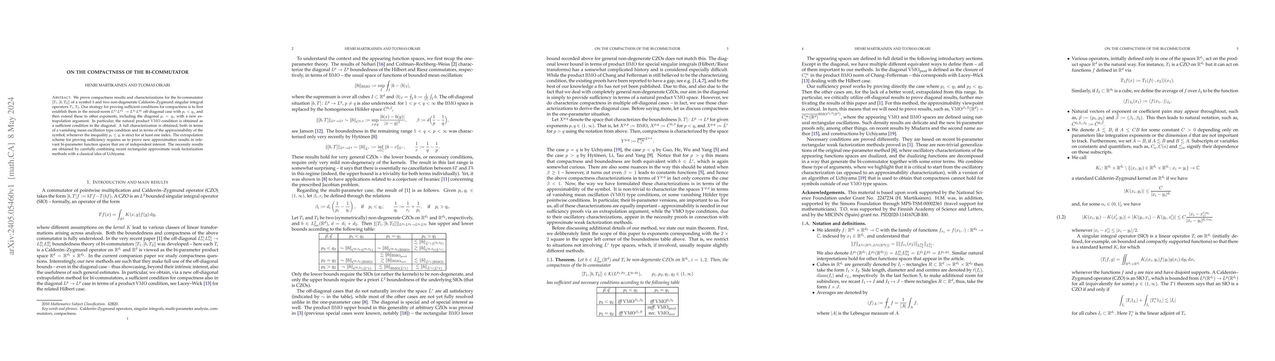 Thumbnail for On the compactness of the bi-commutator