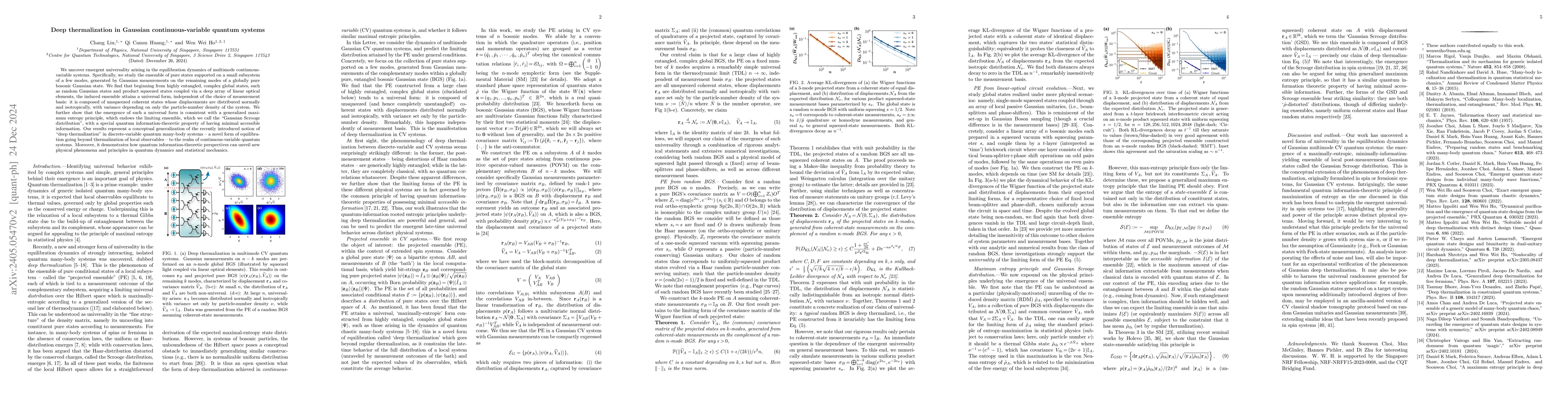 Thumbnail for Deep thermalization in continuous-variable quantum systems