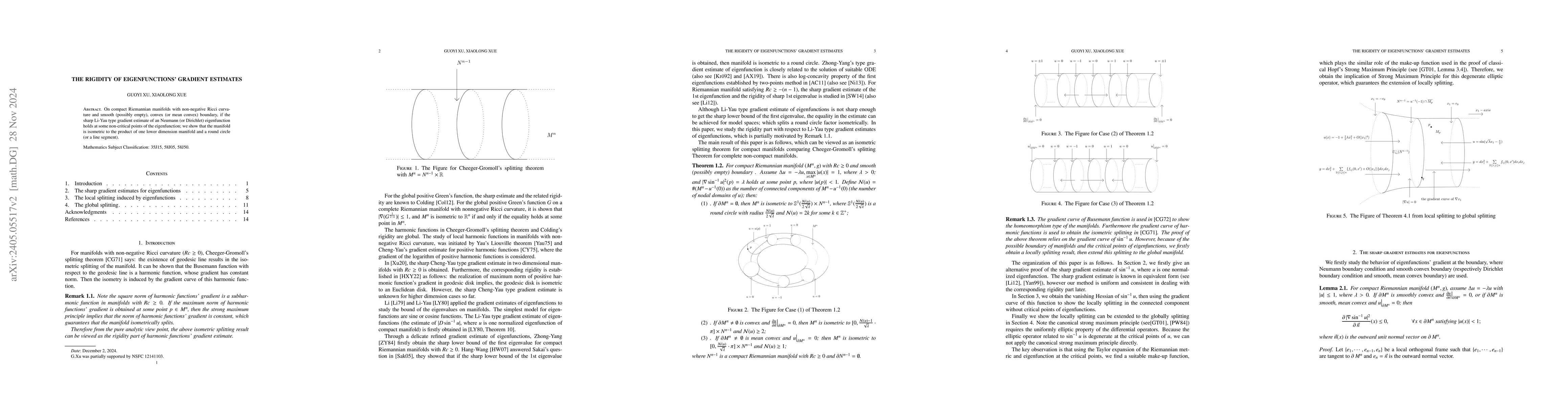 Thumbnail for The rigidity of eigenfunctions' gradient estimates