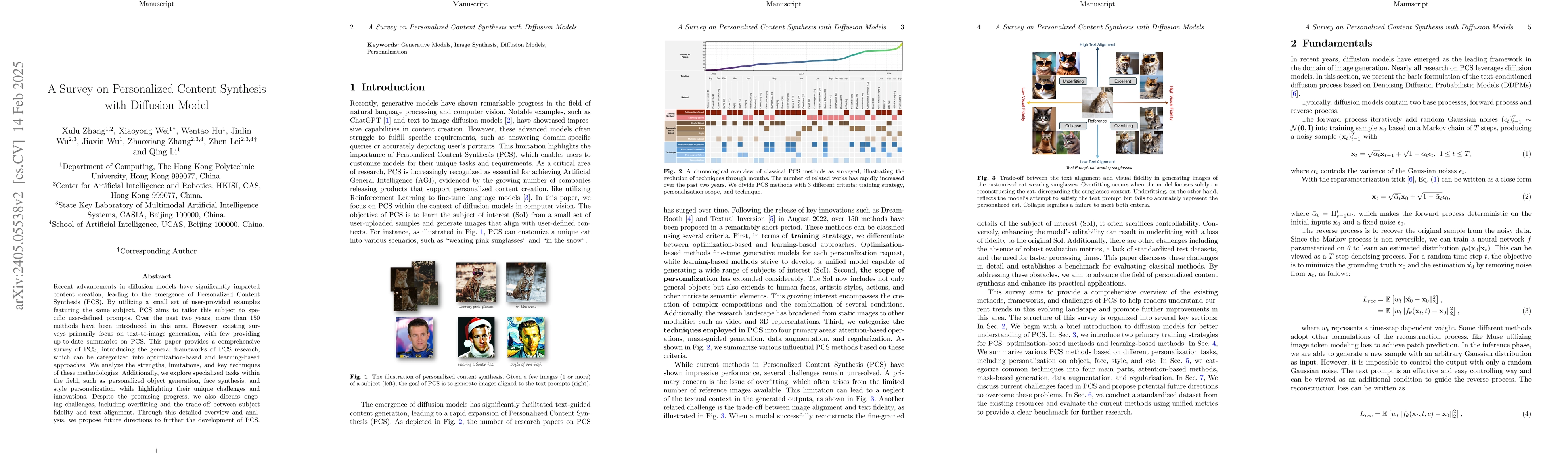 Thumbnail for A Survey on Personalized Content Synthesis with Diffusion Models
