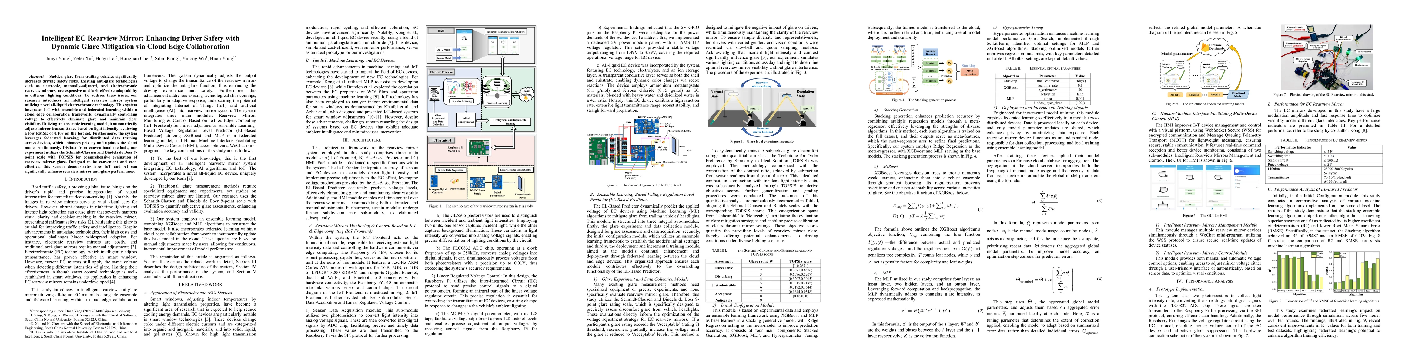 Thumbnail for Intelligent EC Rearview Mirror: Enhancing Driver Safety with Dynamic
  Glare Mitigation via Cloud Edge Collaboration