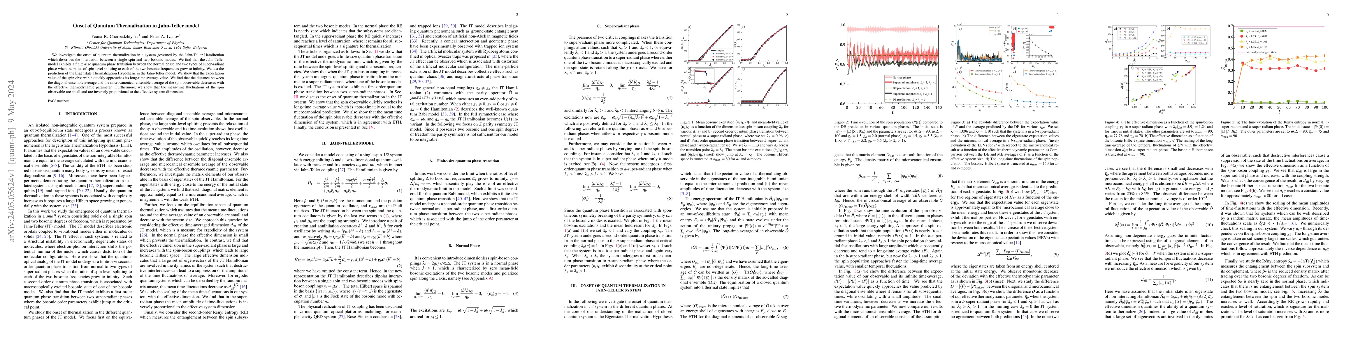 Thumbnail for Onset of Quantum Thermalization in Jahn-Teller model