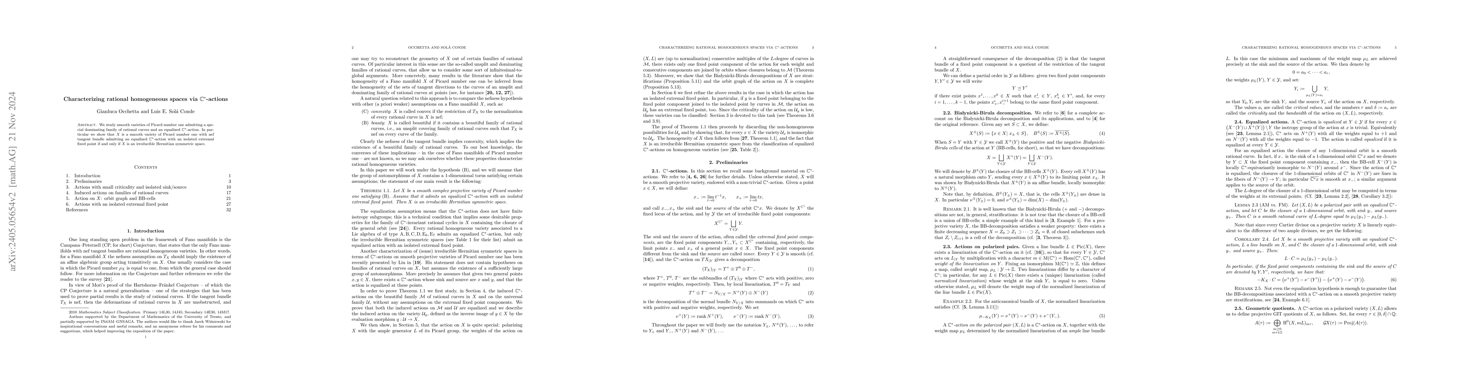 Thumbnail for Characterizing rational homogeneous spaces via $\mathbb{C}^*$-actions
