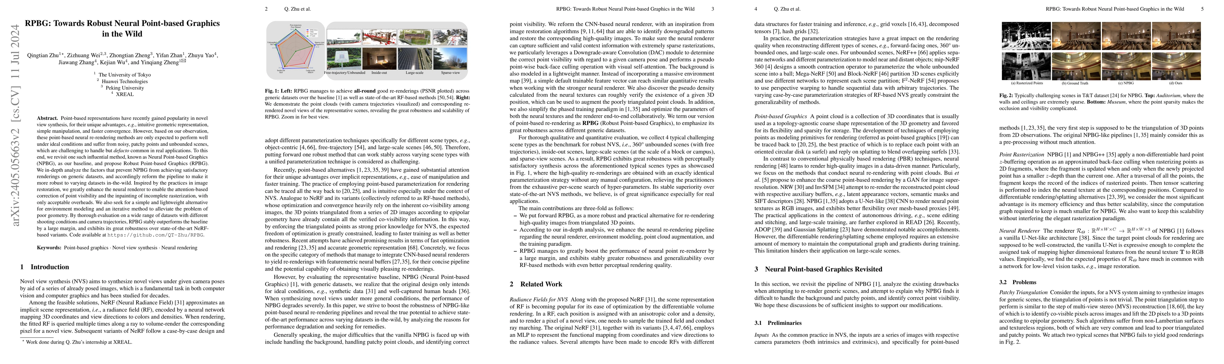 Thumbnail for RPBG: Towards Robust Neural Point-based Graphics in the Wild