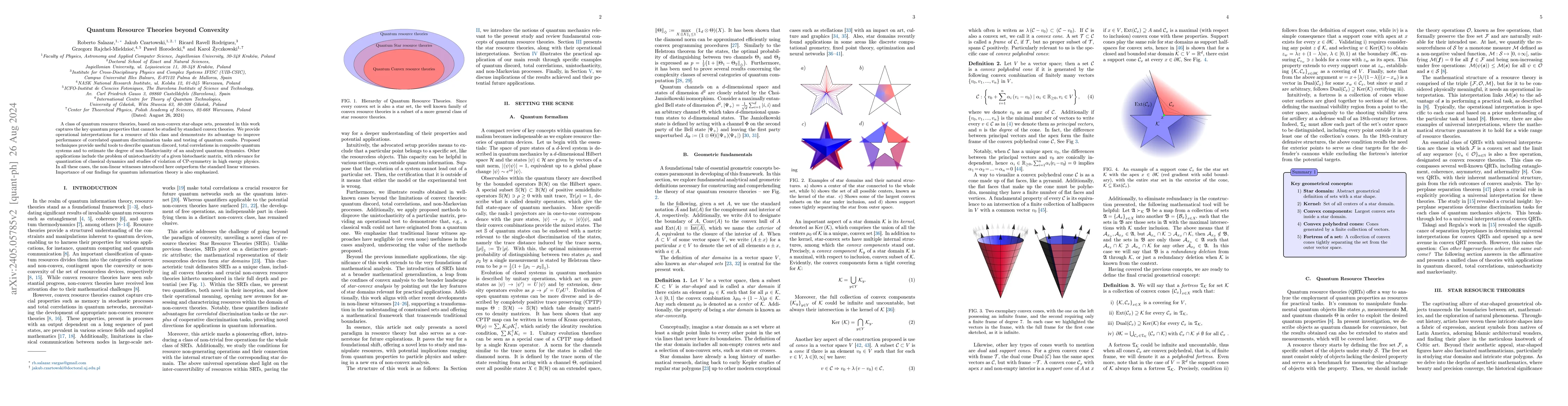 Thumbnail for Quantum Resource Theories beyond Convexity