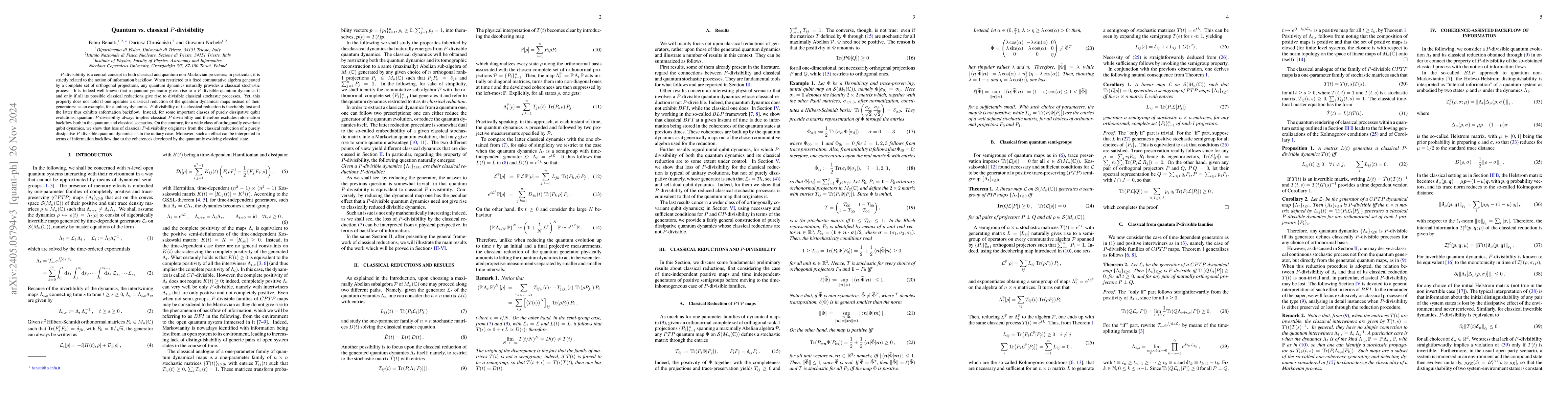 Thumbnail for Quantum vs. classical $P$-divisibility