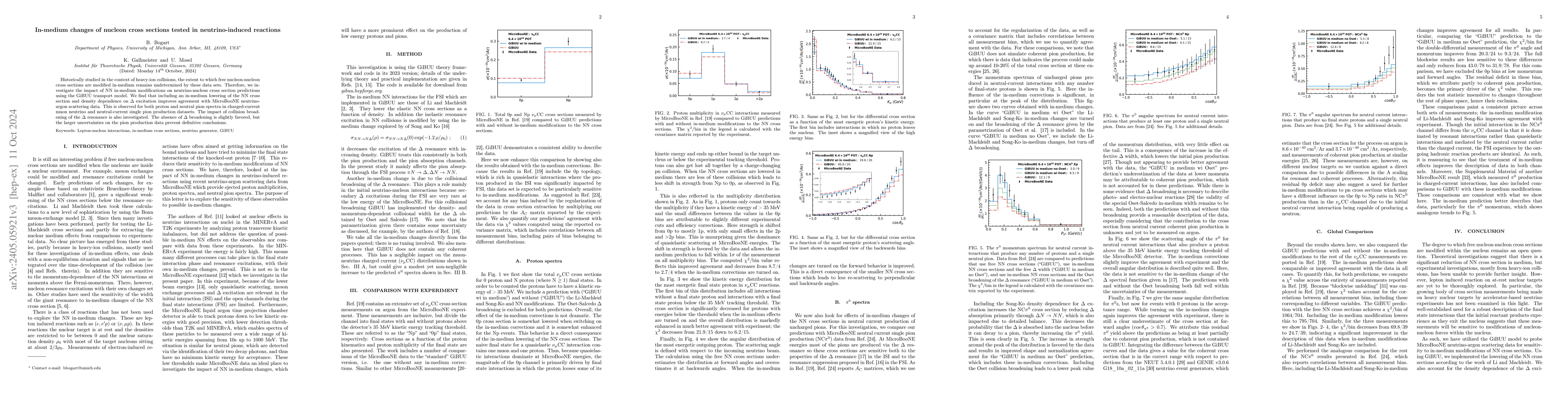 Thumbnail for In-medium changes of nucleon cross sections tested in neutrino-induced
  reactions