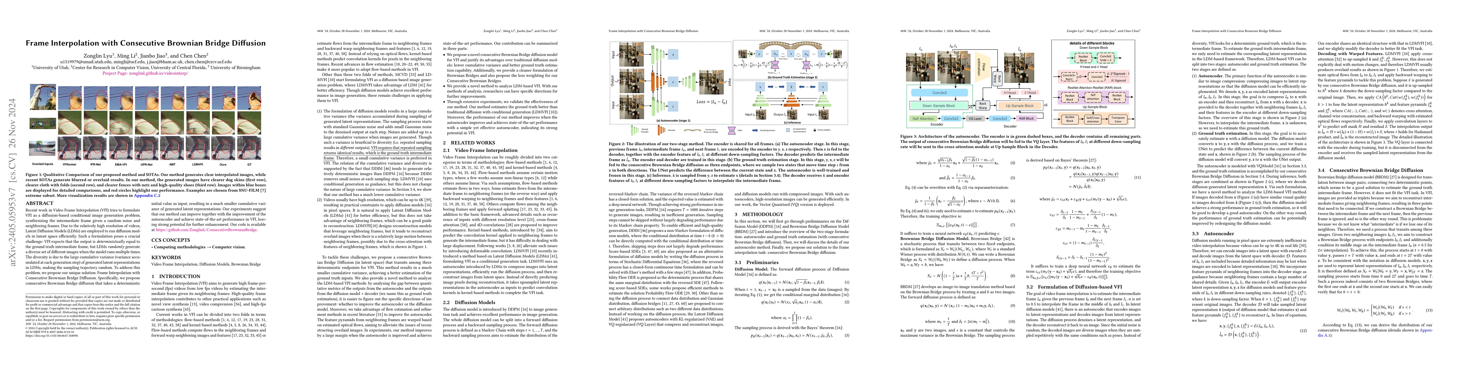Thumbnail for Frame Interpolation with Consecutive Brownian Bridge Diffusion